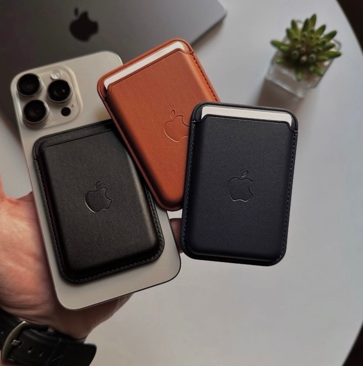 Apple Leather Wallet