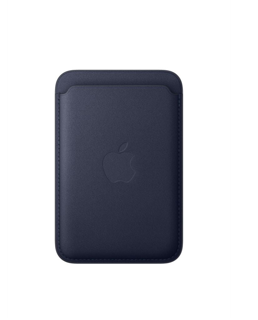 Apple Leather Wallet (Blue)